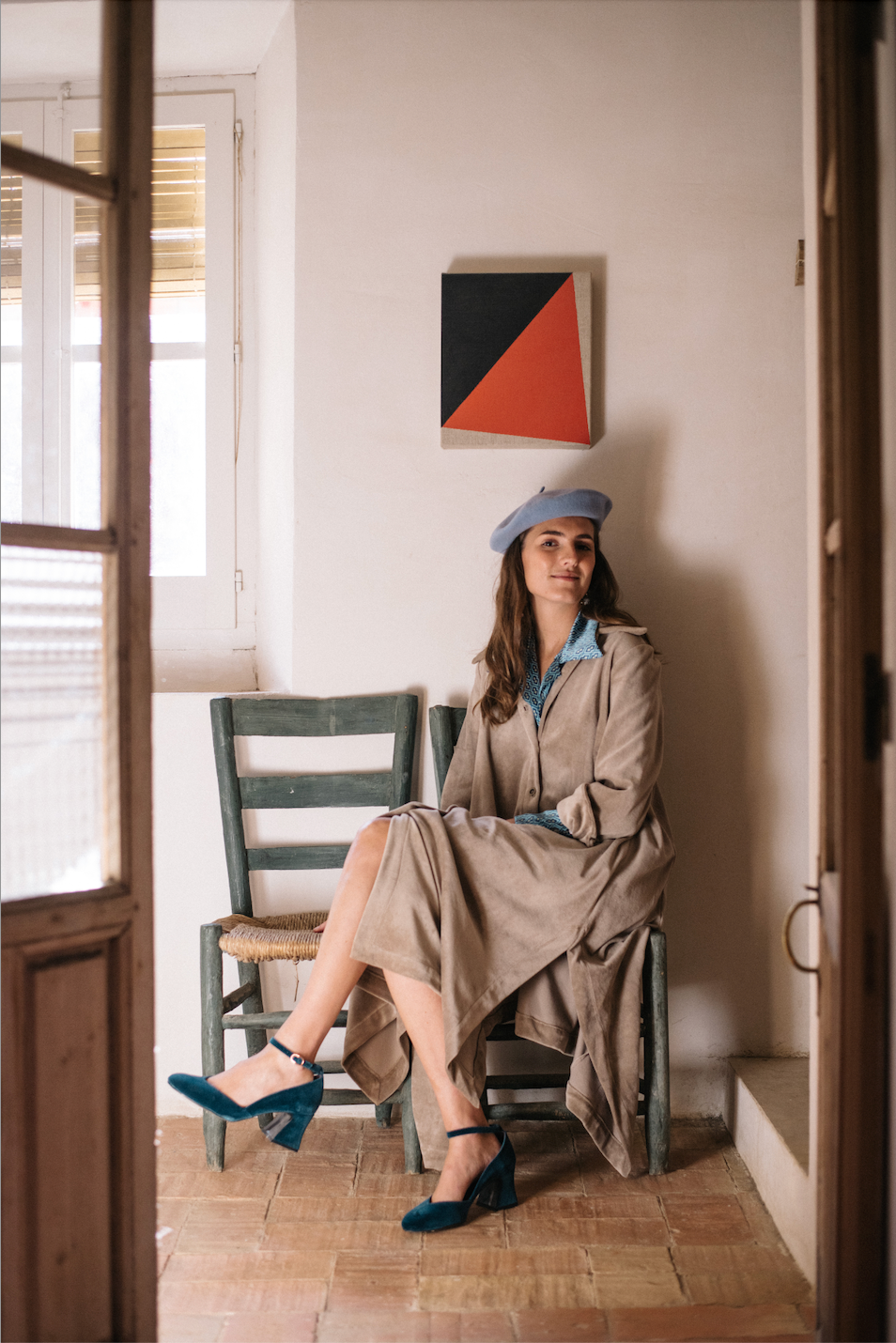 VESTIDO TERCIOPELO BEIGE