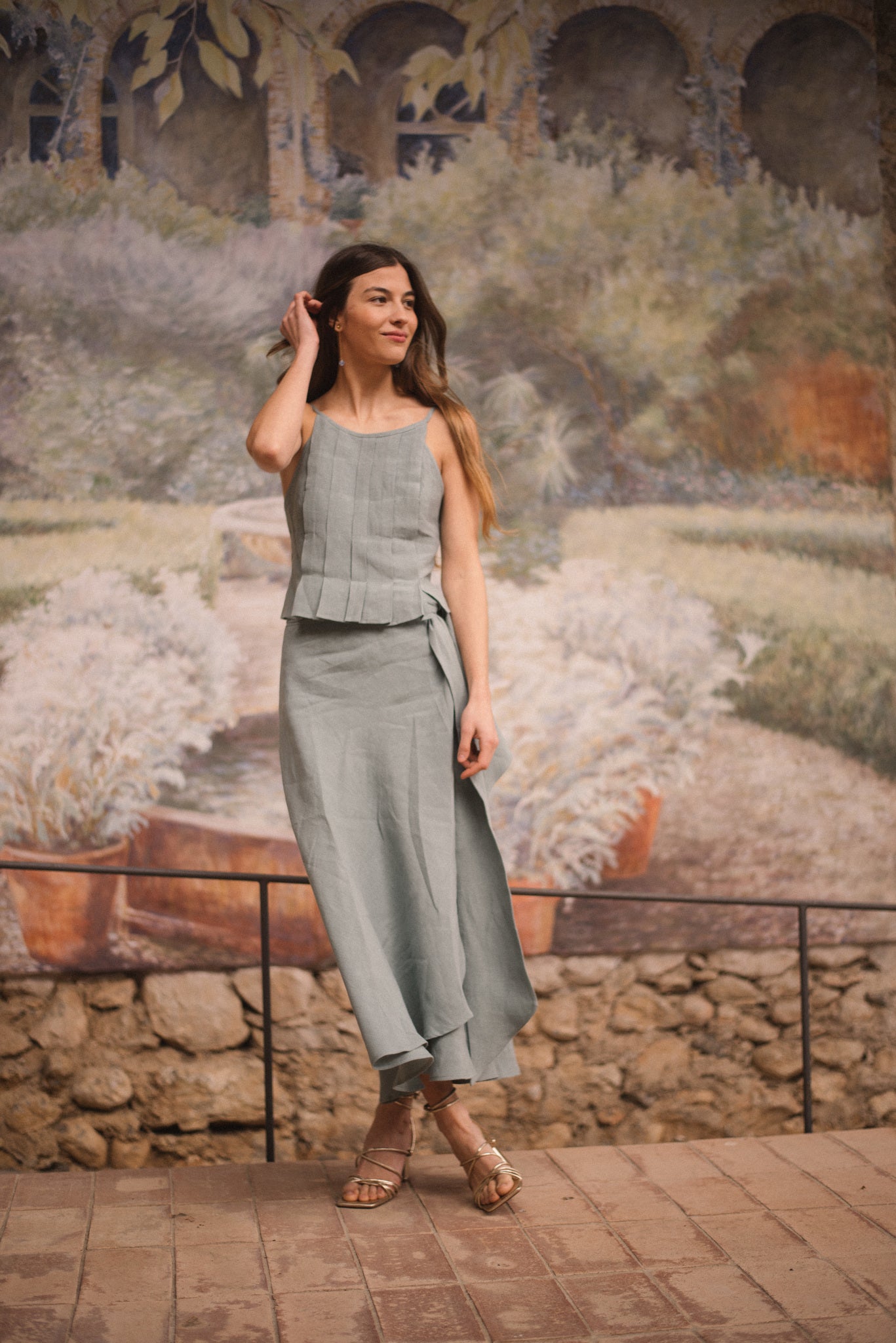 GRAY BREZO TOP