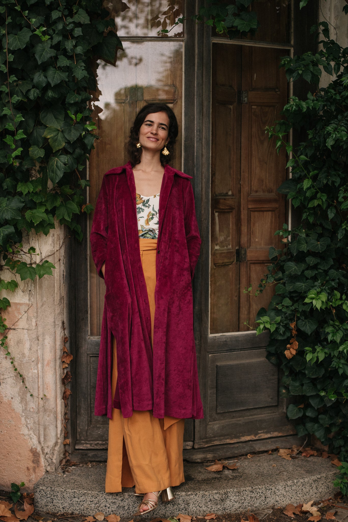 VESTIDO TERCIOPELO BUGANVILLA