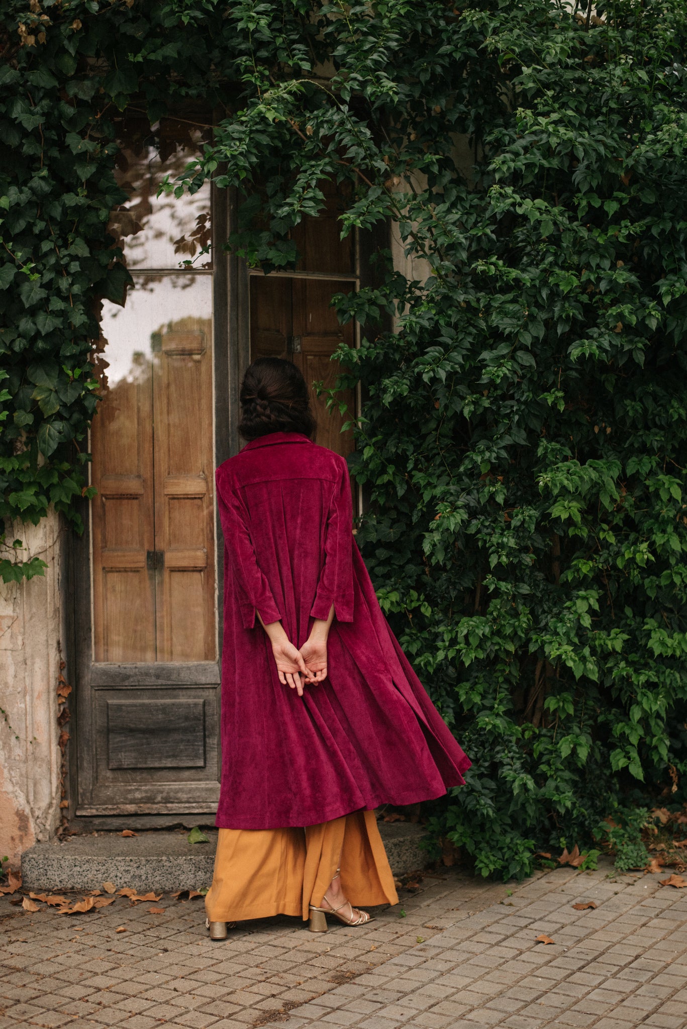 VESTIDO TERCIOPELO BUGANVILLA