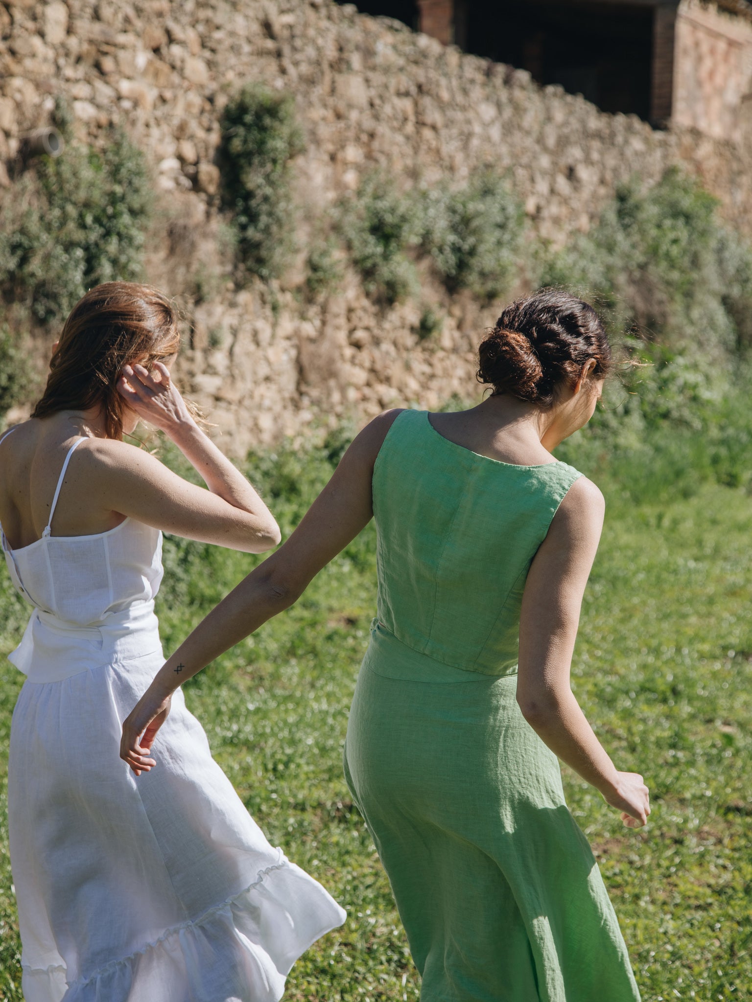 TOP SALVIA LINEN GREEN