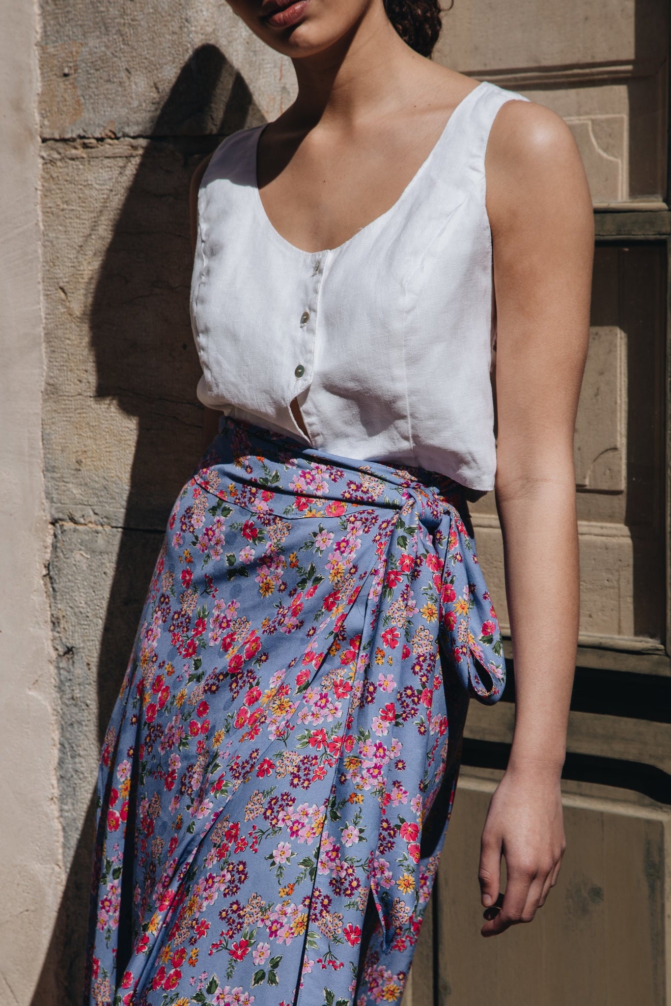 TOP SALVIA LINO BLANCO