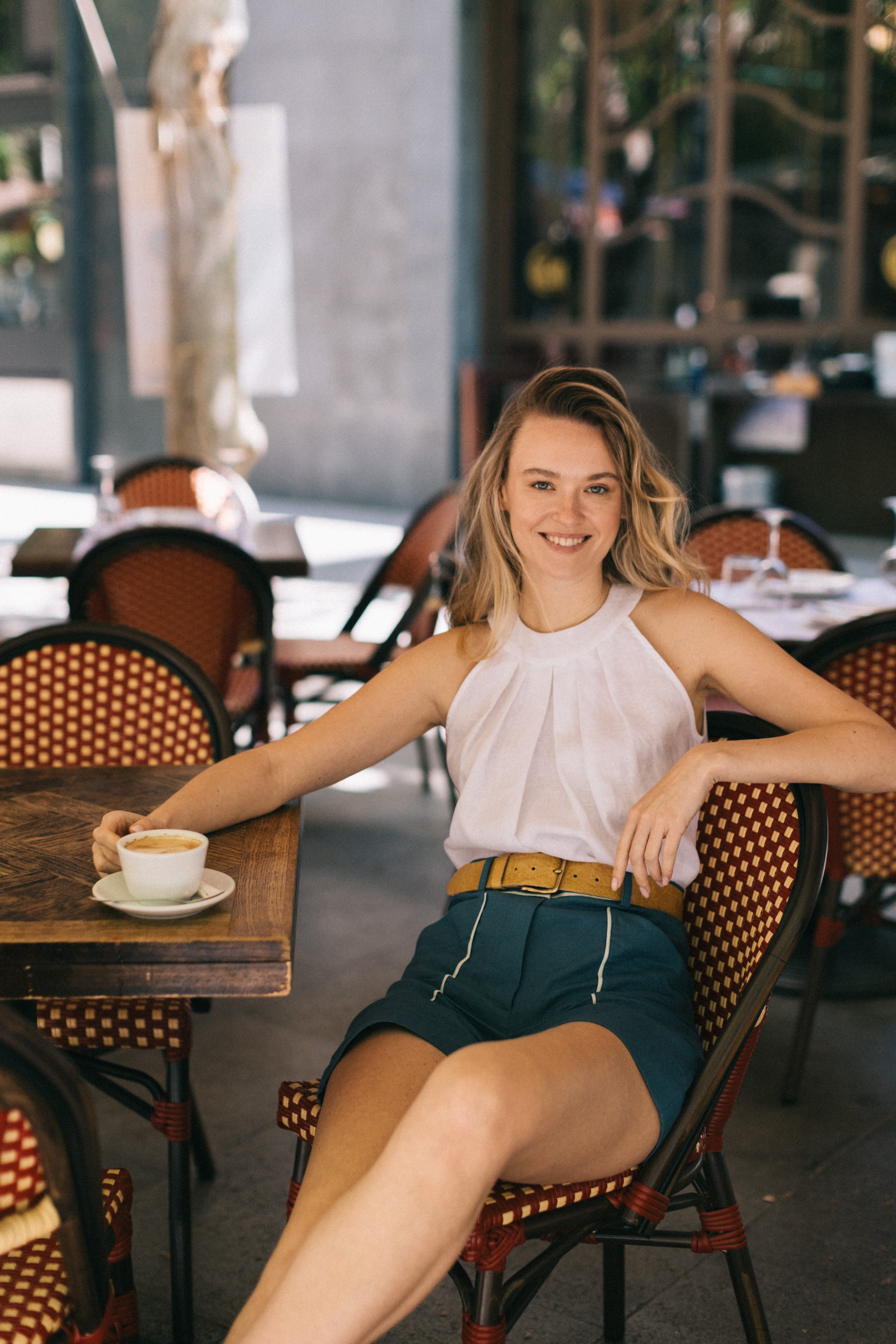 CAMILA LINEN TOP