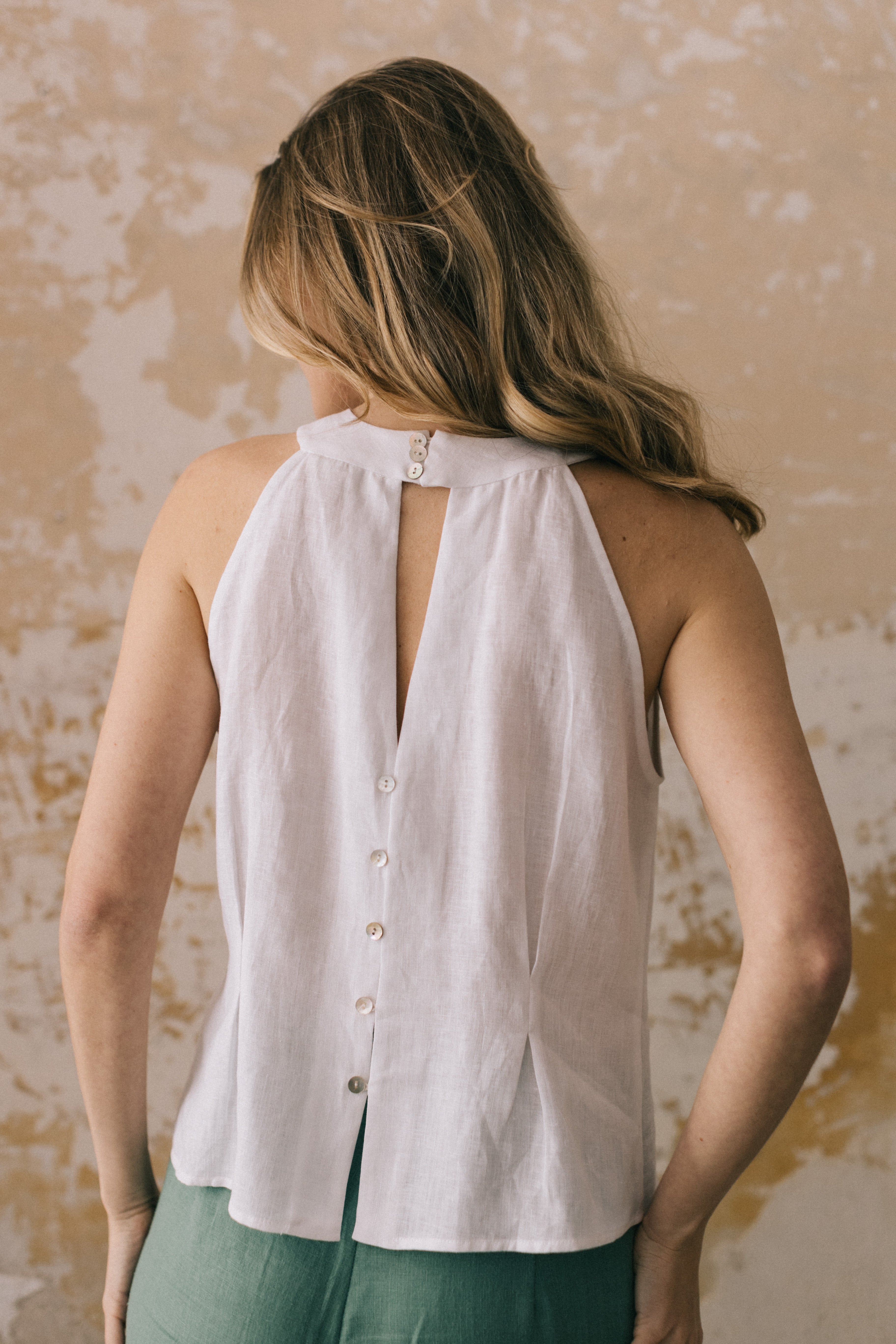 CAMILA LINEN TOP