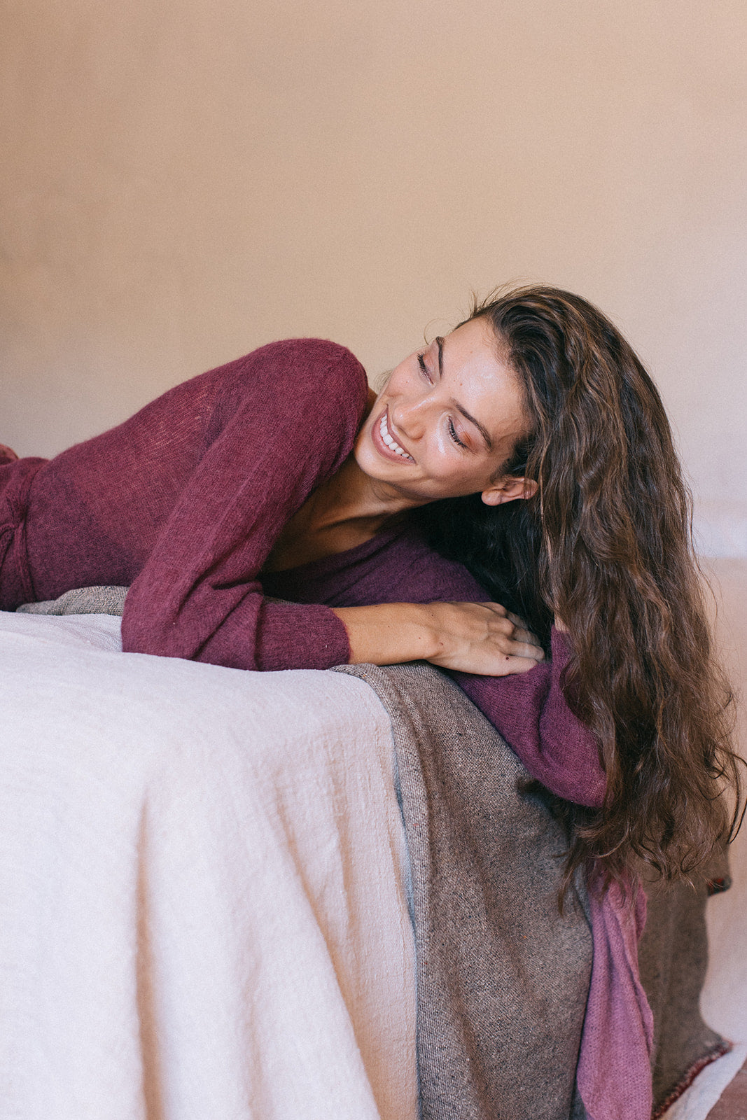 CARDIGAN ALPACA ROSA