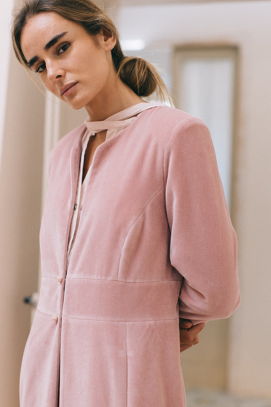 PINK VELVET JACKET