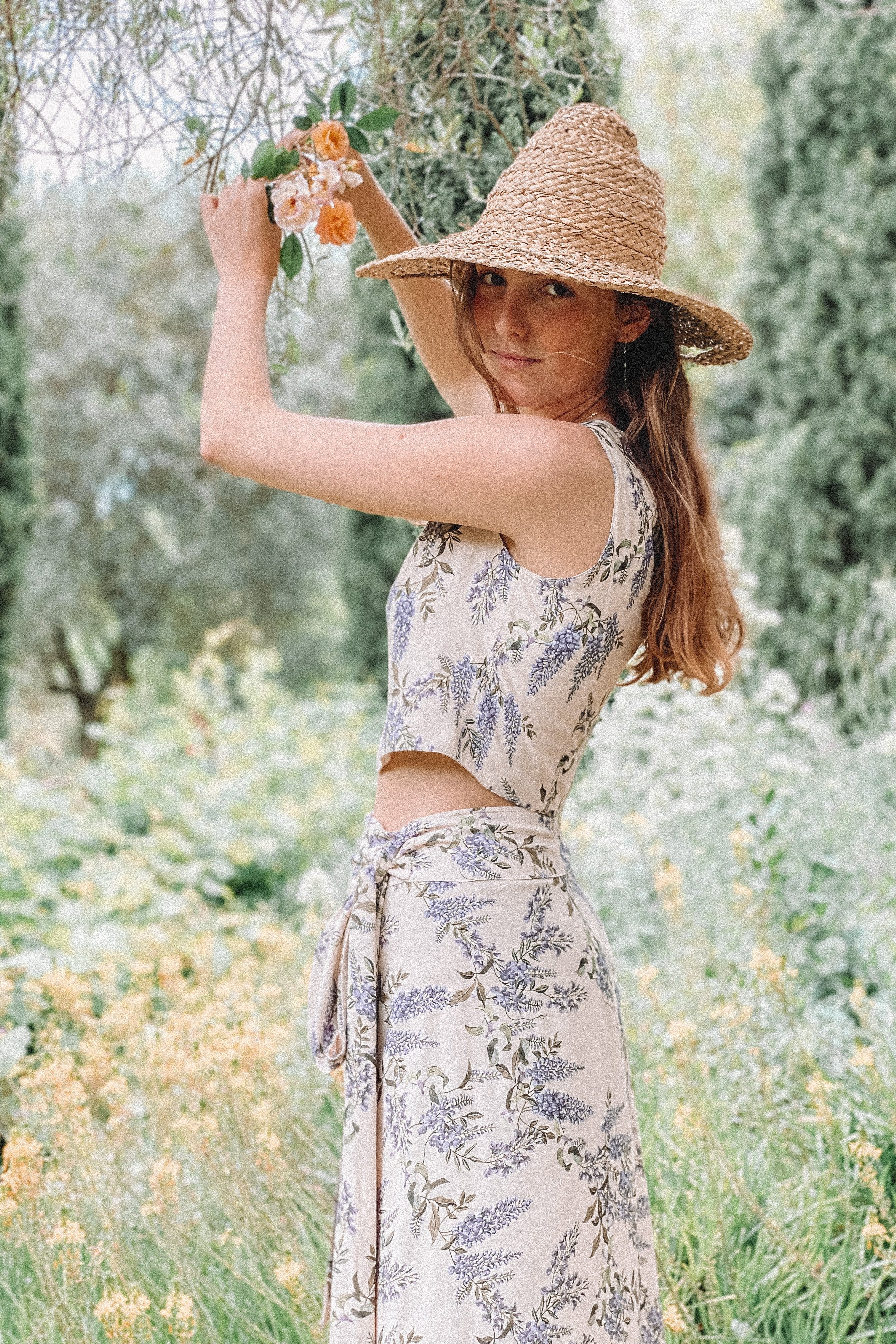 TOP SALVIA ESTAMPADO GLICINIAS