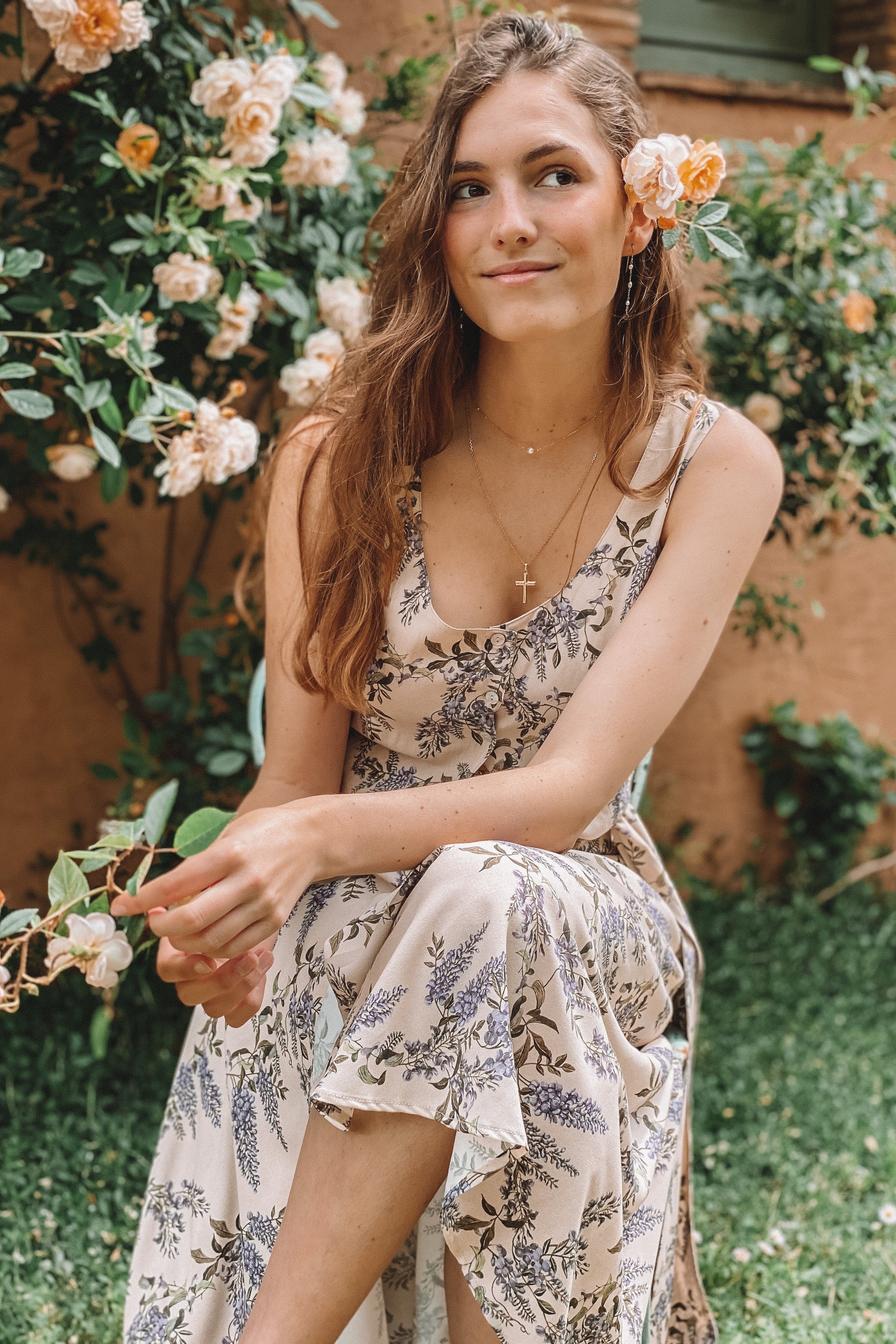 TOP SALVIA ESTAMPADO GLICINIAS