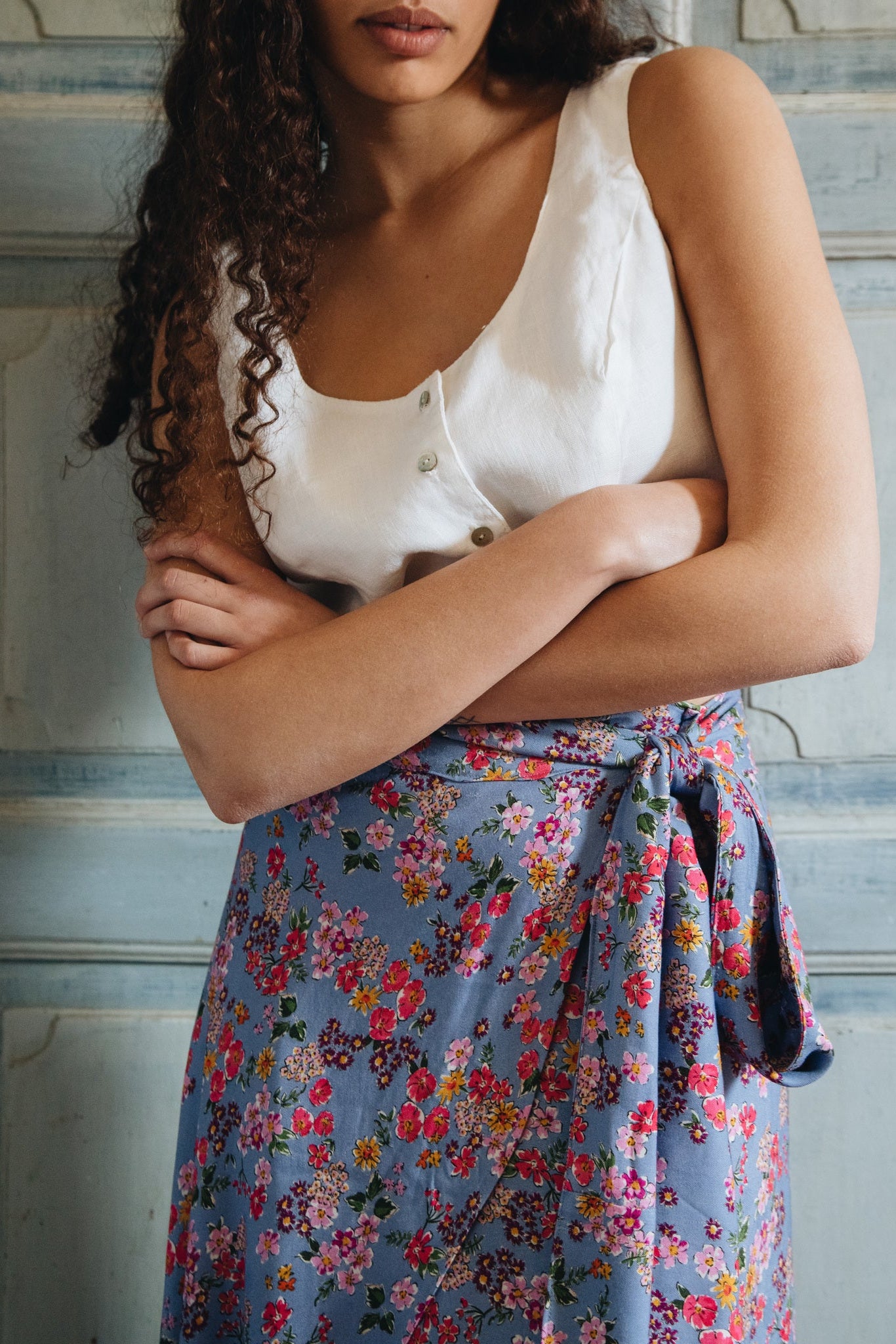 TOP SALVIA LINO BLANCO